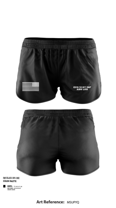 Ranger Panties, Eco 51st INF ABN LRS, Army, Teamtime, Team time, sublimation, custom sports apparel, team uniforms, spirit wear, spiritwear, sports uniforms, custom shirts, team store, custom team store, fundraiser sports, apparel fundraiser
