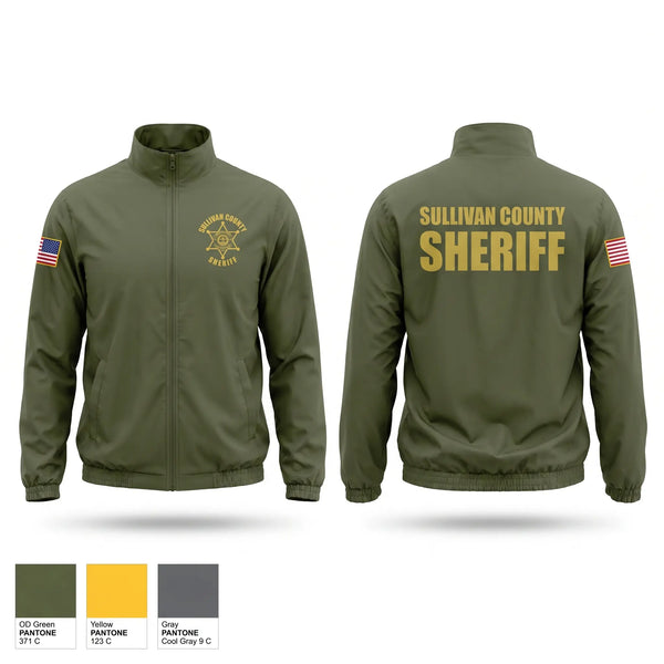 Windbreaker, Sullivan County Sheriff’s Office, Police, Teamtime, Team time, sublimation, custom sports apparel, team uniforms, spirit wear, spiritwear, sports uniforms, custom shirts, team store, custom team store, fundraiser sports, apparel fundraiser