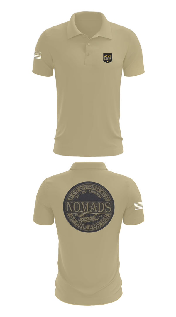 Short Sleeve Performance Polo, E CO 169 AVN, National Guard, Teamtime, Team time, sublimation, custom sports apparel, team uniforms, spirit wear, spiritwear, sports uniforms, custom shirts, team store, custom team store, fundraiser sports, apparel fundraiser