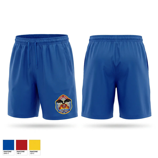 Athletic Shorts With Pockets, Grand Isle Volunteer Fire Department, Fire Department, Teamtime, Team time, sublimation, custom sports apparel, team uniforms, spirit wear, spiritwear, sports uniforms, custom shirts, team store, custom team store, fundraiser sports, apparel fundraiser