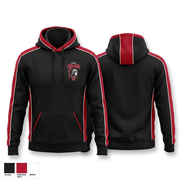Hoodie, Lady trojans, Women's Basketball, Teamtime, Team time, sublimation, custom sports apparel, team uniforms, spirit wear, spiritwear, sports uniforms, custom shirts, team store, custom team store, fundraiser sports, apparel fundraiser