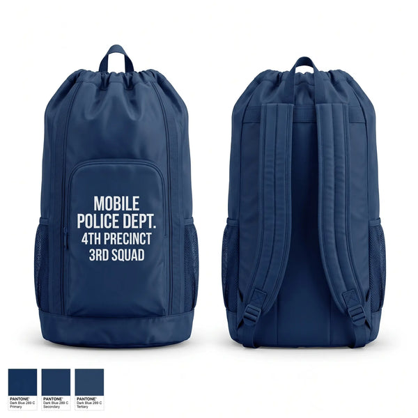 Gear Bag, Mobile police dept 4th precinct 3rd Squad, Police, Teamtime, Team time, sublimation, custom sports apparel, team uniforms, spirit wear, spiritwear, sports uniforms, custom shirts, team store, custom team store, fundraiser sports, apparel fundraiser