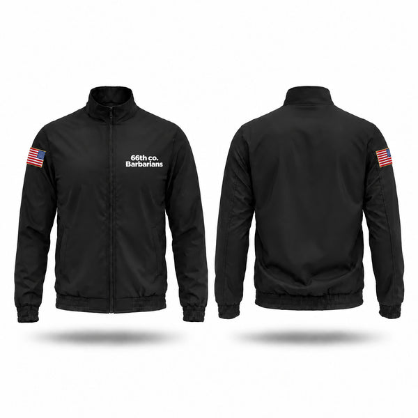 Windbreaker, 66th co. Barbarians, Army, Teamtime, Team time, sublimation, custom sports apparel, team uniforms, spirit wear, spiritwear, sports uniforms, custom shirts, team store, custom team store, fundraiser sports, apparel fundraiser