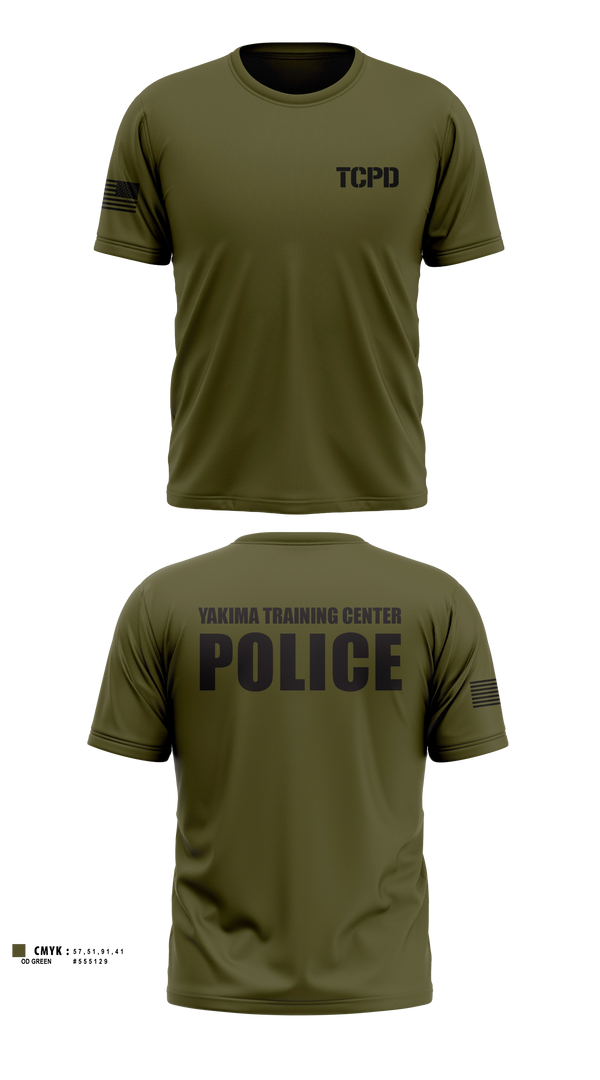 Old School Cotton Shirt, Yakima Training Center Police Department, Police, Teamtime, Team time, sublimation, custom sports apparel, team uniforms, spirit wear, spiritwear, sports uniforms, custom shirts, team store, custom team store, fundraiser sports, apparel fundraiser