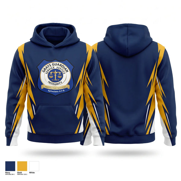 Hoodie, Grays Guardian Protective Services, , Teamtime, Team time, sublimation, custom sports apparel, team uniforms, spirit wear, spiritwear, sports uniforms, custom shirts, team store, custom team store, fundraiser sports, apparel fundraiser