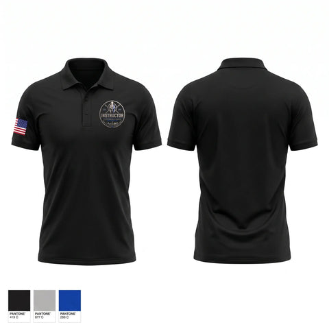 Short Sleeve Performance Polo, SAC Police Instructor, Police, Teamtime, Team time, sublimation, custom sports apparel, team uniforms, spirit wear, spiritwear, sports uniforms, custom shirts, team store, custom team store, fundraiser sports, apparel fundraiser