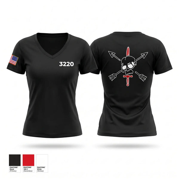Womens Short Sleeve Vneck Shirt, B/2/3, Army, Teamtime, Team time, sublimation, custom sports apparel, team uniforms, spirit wear, spiritwear, sports uniforms, custom shirts, team store, custom team store, fundraiser sports, apparel fundraiser
