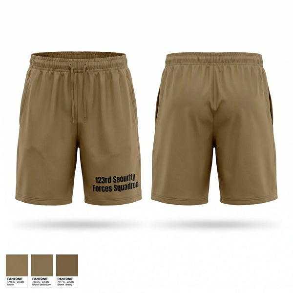 Athletic Shorts With Pockets, 123rd Security Forces Squadron, Air Force, Teamtime, Team time, sublimation, custom sports apparel, team uniforms, spirit wear, spiritwear, sports uniforms, custom shirts, team store, custom team store, fundraiser sports, apparel fundraiser
