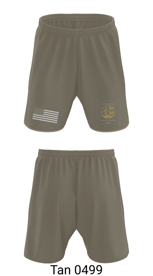 Athletic Shorts With Pockets, Dept. of the Army Criminal Investigation Division, , Teamtime, Team time, sublimation, custom sports apparel, team uniforms, spirit wear, spiritwear, sports uniforms, custom shirts, team store, custom team store, fundraiser sports, apparel fundraiser