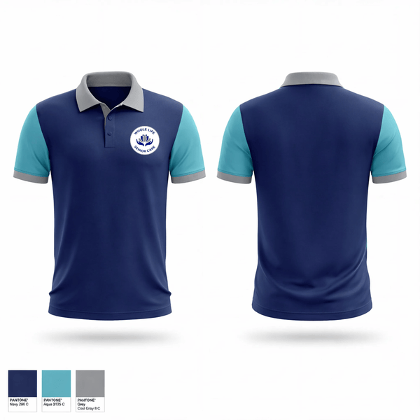 Short Sleeve Performance Polo, Whole Life Senior Care, , Teamtime, Team time, sublimation, custom sports apparel, team uniforms, spirit wear, spiritwear, sports uniforms, custom shirts, team store, custom team store, fundraiser sports, apparel fundraiser