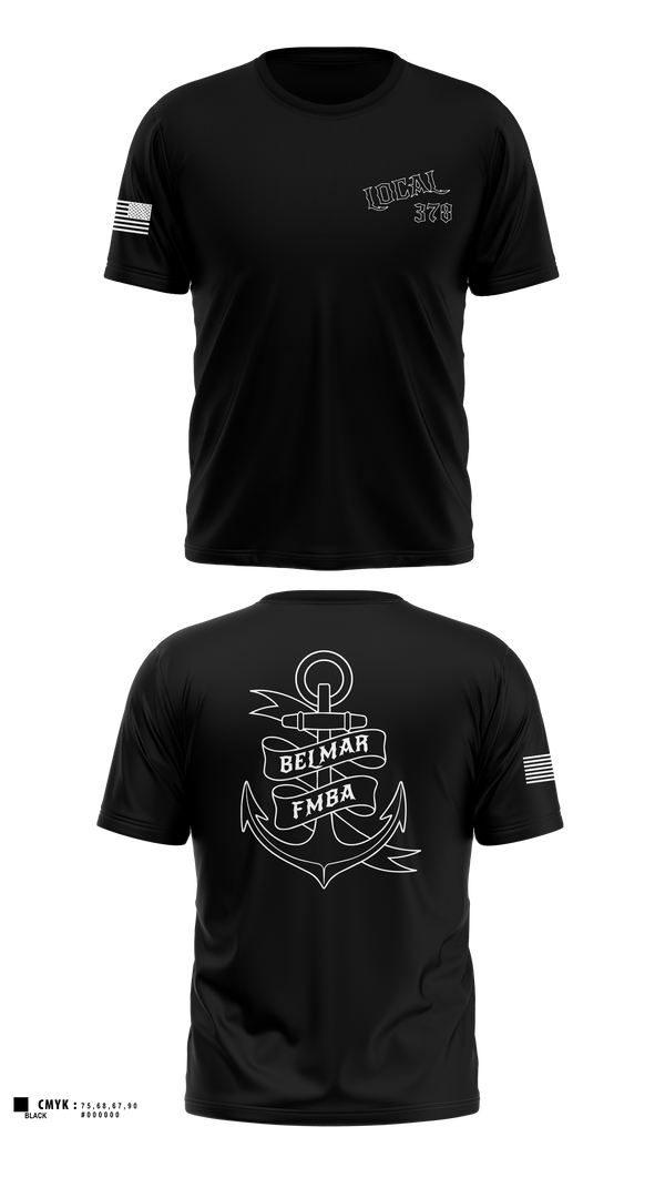 Short Sleeve Performance Shirt, Belmar Ems 378, EMS/EMT, Teamtime, Team time, sublimation, custom sports apparel, team uniforms, spirit wear, spiritwear, sports uniforms, custom shirts, team store, custom team store, fundraiser sports, apparel fundraiser