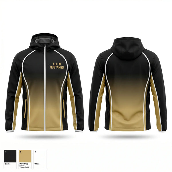 Windbreaker, Allen mustangs, Cheer, Teamtime, Team time, sublimation, custom sports apparel, team uniforms, spirit wear, spiritwear, sports uniforms, custom shirts, team store, custom team store, fundraiser sports, apparel fundraiser
