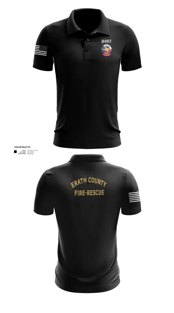Short Sleeve Performance Polo, Erath county fire and rescue, Fire Department, Teamtime, Team time, sublimation, custom sports apparel, team uniforms, spirit wear, spiritwear, sports uniforms, custom shirts, team store, custom team store, fundraiser sports, apparel fundraiser