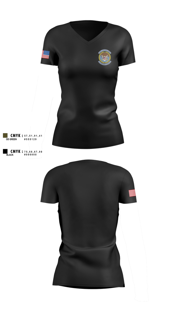 Womens Short Sleeve Vneck Shirt, Joint Task Force- 6, Marines, Teamtime, Team time, sublimation, custom sports apparel, team uniforms, spirit wear, spiritwear, sports uniforms, custom shirts, team store, custom team store, fundraiser sports, apparel fundraiser