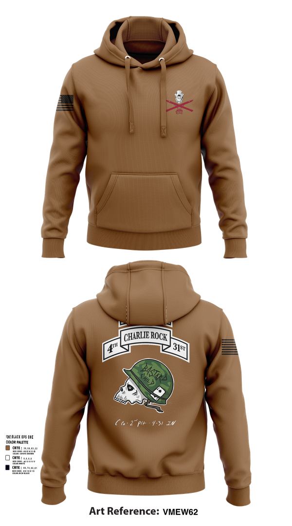 Hoodie, Charlie Rock, 4-31 IN, 2IBCT, 10MTN, , Teamtime, Team time, sublimation, custom sports apparel, team uniforms, spirit wear, spiritwear, sports uniforms, custom shirts, team store, custom team store, fundraiser sports, apparel fundraiser