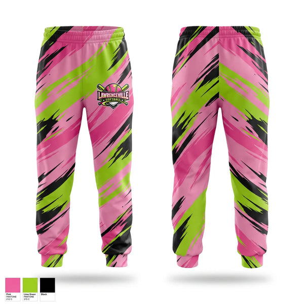 Sweatpants, Lawrenceville, Softball, Teamtime, Team time, sublimation, custom sports apparel, team uniforms, spirit wear, spiritwear, sports uniforms, custom shirts, team store, custom team store, fundraiser sports, apparel fundraiser