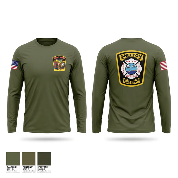 Long Sleeve Performance Shirt, Echo Hose H&L Co. 1, Fire Department, Teamtime, Team time, sublimation, custom sports apparel, team uniforms, spirit wear, spiritwear, sports uniforms, custom shirts, team store, custom team store, fundraiser sports, apparel fundraiser