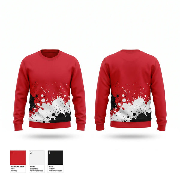 Crew Neck Sweatshirt, Daybreak Star, Track & Field, Teamtime, Team time, sublimation, custom sports apparel, team uniforms, spirit wear, spiritwear, sports uniforms, custom shirts, team store, custom team store, fundraiser sports, apparel fundraiser