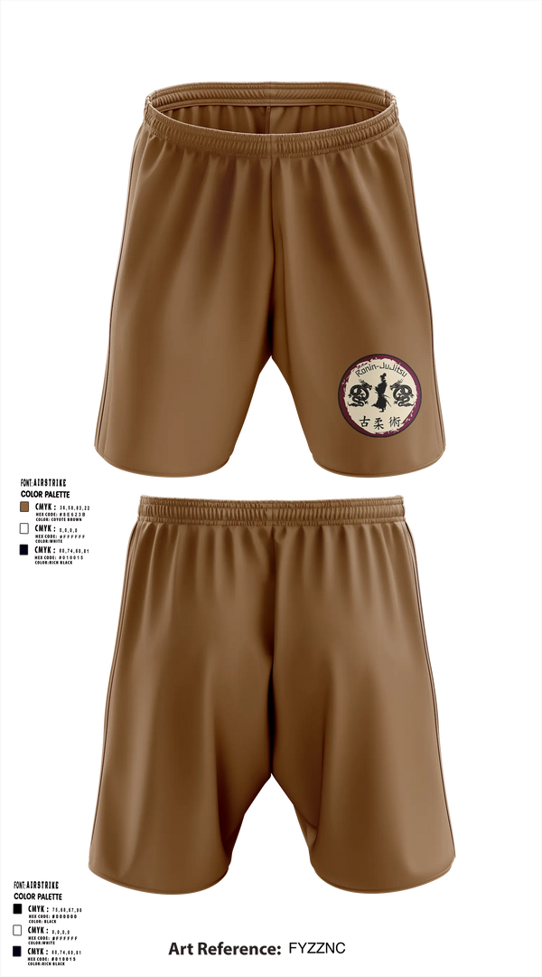 Athletic Shorts With Pockets, Ronin Jujitsu, , Teamtime, Team time, sublimation, custom sports apparel, team uniforms, spirit wear, spiritwear, sports uniforms, custom shirts, team store, custom team store, fundraiser sports, apparel fundraiser
