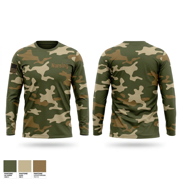 Long Sleeve Performance Shirt, Nursing, Air Force, Teamtime, Team time, sublimation, custom sports apparel, team uniforms, spirit wear, spiritwear, sports uniforms, custom shirts, team store, custom team store, fundraiser sports, apparel fundraiser