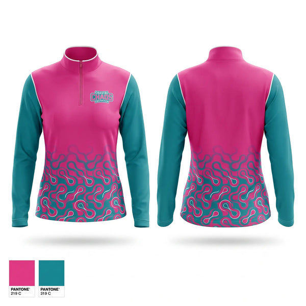 Quarter Zip Jacket, Coastal Chaos, Softball, Teamtime, Team time, sublimation, custom sports apparel, team uniforms, spirit wear, spiritwear, sports uniforms, custom shirts, team store, custom team store, fundraiser sports, apparel fundraiser