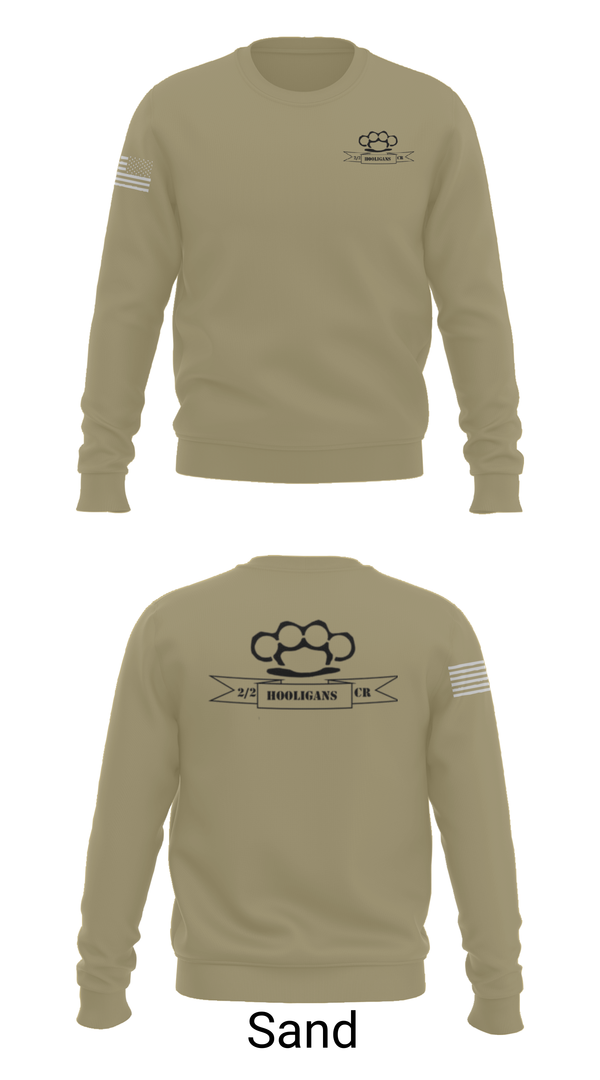 Crew Neck Sweatshirt, 2nd Calvary Regiment, , Teamtime, Team time, sublimation, custom sports apparel, team uniforms, spirit wear, spiritwear, sports uniforms, custom shirts, team store, custom team store, fundraiser sports, apparel fundraiser