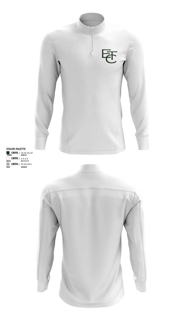 Quarter Zip Jacket, Endeavour Training Club, , Teamtime, Team time, sublimation, custom sports apparel, team uniforms, spirit wear, spiritwear, sports uniforms, custom shirts, team store, custom team store, fundraiser sports, apparel fundraiser