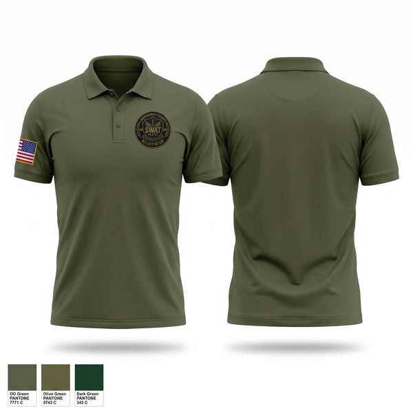 Short Sleeve Performance Polo, Montgomery County SWAT - Western Region Negotiators, Police, Teamtime, Team time, sublimation, custom sports apparel, team uniforms, spirit wear, spiritwear, sports uniforms, custom shirts, team store, custom team store, fundraiser sports, apparel fundraiser