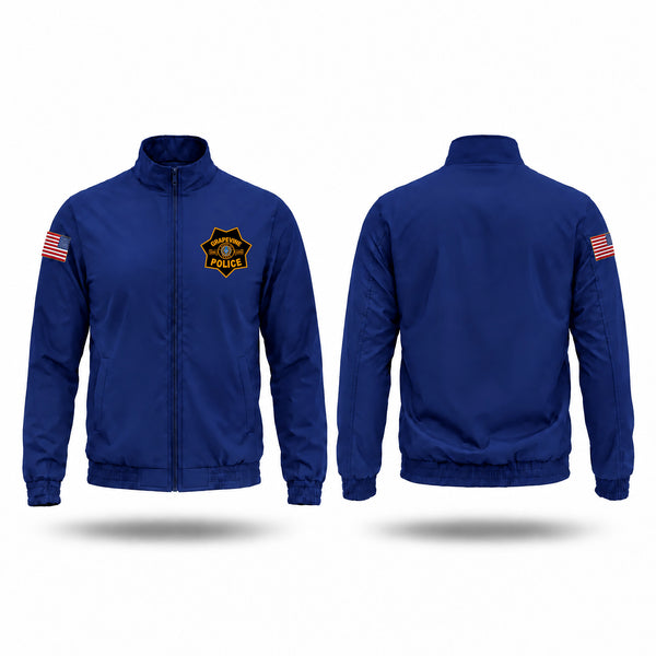 Windbreaker, Grapevine, Police, Teamtime, Team time, sublimation, custom sports apparel, team uniforms, spirit wear, spiritwear, sports uniforms, custom shirts, team store, custom team store, fundraiser sports, apparel fundraiser