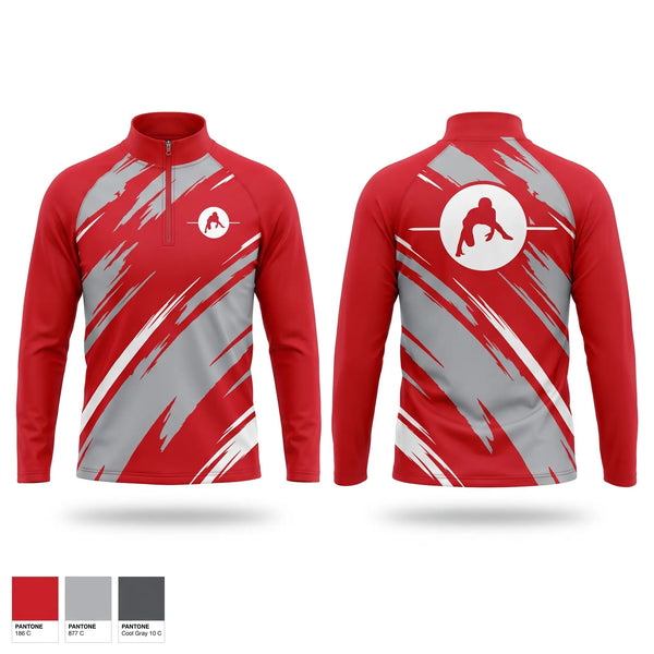 Quarter Zip Jacket, Roehlig Wrestling, Wrestling, Teamtime, Team time, sublimation, custom sports apparel, team uniforms, spirit wear, spiritwear, sports uniforms, custom shirts, team store, custom team store, fundraiser sports, apparel fundraiser