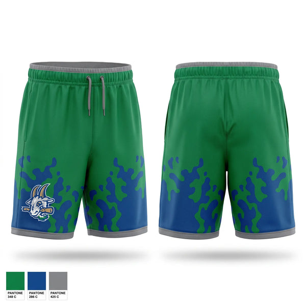 Athletic Shorts With Pockets, Yard Goats, Baseball, Teamtime, Team time, sublimation, custom sports apparel, team uniforms, spirit wear, spiritwear, sports uniforms, custom shirts, team store, custom team store, fundraiser sports, apparel fundraiser