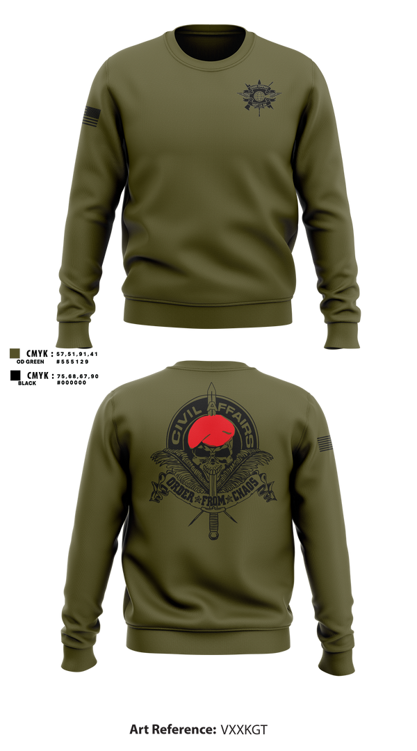 Crew Neck Sweatshirt, Joint Medical Unit, Army, Teamtime, Team time, sublimation, custom sports apparel, team uniforms, spirit wear, spiritwear, sports uniforms, custom shirts, team store, custom team store, fundraiser sports, apparel fundraiser