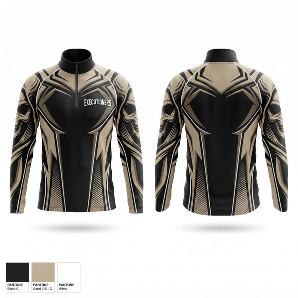 Quarter Zip Jacket, Executioners, Men's Soccer, Teamtime, Team time, sublimation, custom sports apparel, team uniforms, spirit wear, spiritwear, sports uniforms, custom shirts, team store, custom team store, fundraiser sports, apparel fundraiser