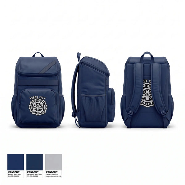 Gear Bag, West city fire, Fire Department, Teamtime, Team time, sublimation, custom sports apparel, team uniforms, spirit wear, spiritwear, sports uniforms, custom shirts, team store, custom team store, fundraiser sports, apparel fundraiser