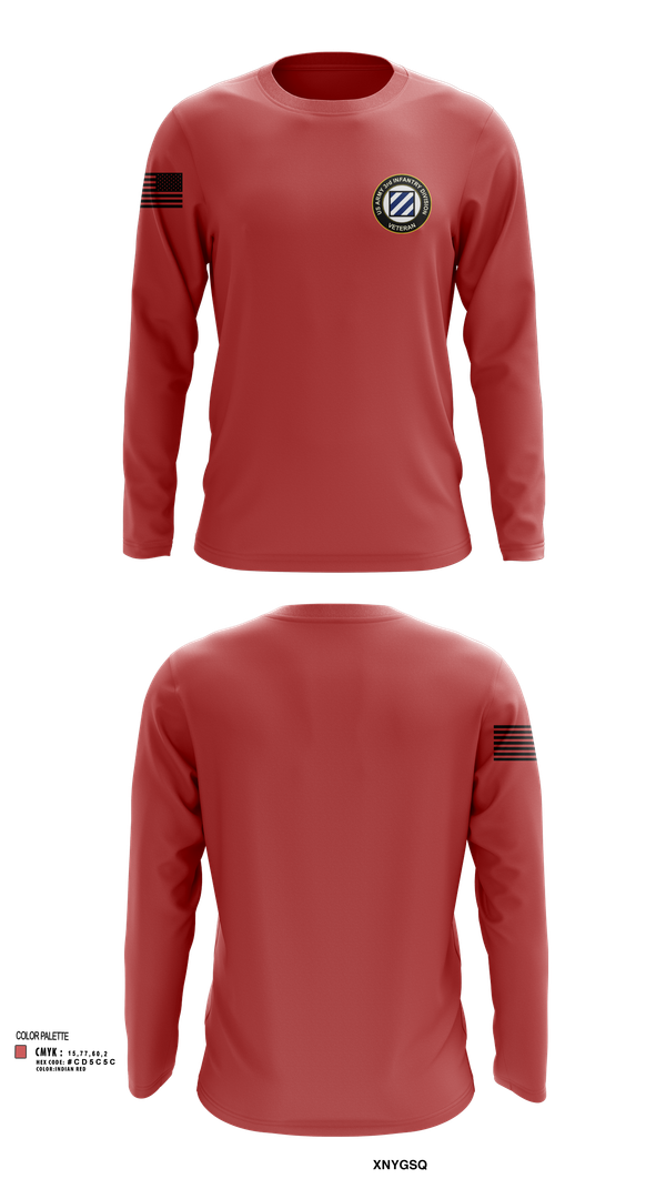 Long Sleeve Performance Shirt, 3rd Infantry Division, , Teamtime, Team time, sublimation, custom sports apparel, team uniforms, spirit wear, spiritwear, sports uniforms, custom shirts, team store, custom team store, fundraiser sports, apparel fundraiser