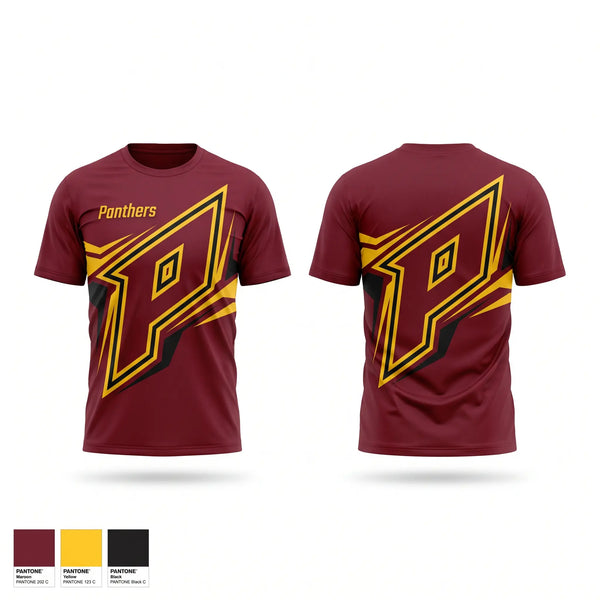 Short Sleeve Performance Shirt, Panthers, Women's Basketball, Teamtime, Team time, sublimation, custom sports apparel, team uniforms, spirit wear, spiritwear, sports uniforms, custom shirts, team store, custom team store, fundraiser sports, apparel fundraiser