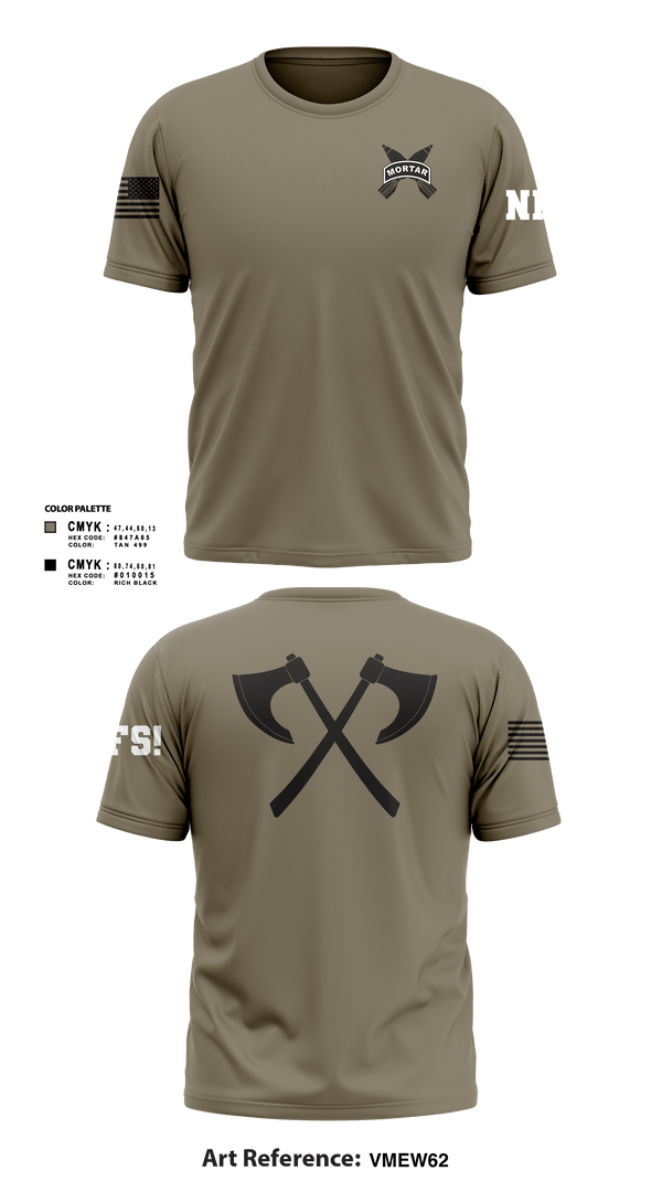 Short Sleeve Performance Shirt, Mortars, Army, Teamtime, Team time, sublimation, custom sports apparel, team uniforms, spirit wear, spiritwear, sports uniforms, custom shirts, team store, custom team store, fundraiser sports, apparel fundraiser