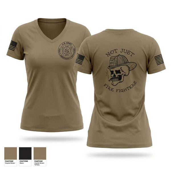 Womens Short Sleeve Vneck Shirt, 476th EN DET FF, Army, Teamtime, Team time, sublimation, custom sports apparel, team uniforms, spirit wear, spiritwear, sports uniforms, custom shirts, team store, custom team store, fundraiser sports, apparel fundraiser