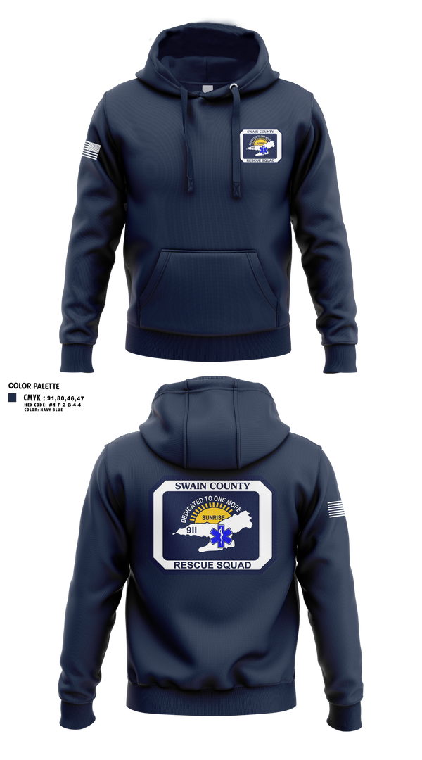 Hoodie, Swain county rescue squad, EMS/EMT, Teamtime, Team time, sublimation, custom sports apparel, team uniforms, spirit wear, spiritwear, sports uniforms, custom shirts, team store, custom team store, fundraiser sports, apparel fundraiser