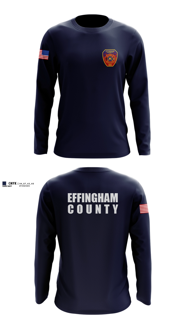 Long Sleeve Performance Shirt, ECFR, Fire Department, Teamtime, Team time, sublimation, custom sports apparel, team uniforms, spirit wear, spiritwear, sports uniforms, custom shirts, team store, custom team store, fundraiser sports, apparel fundraiser