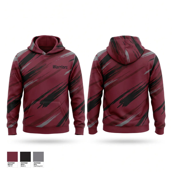 Hoodie, Warriors, Softball, Teamtime, Team time, sublimation, custom sports apparel, team uniforms, spirit wear, spiritwear, sports uniforms, custom shirts, team store, custom team store, fundraiser sports, apparel fundraiser