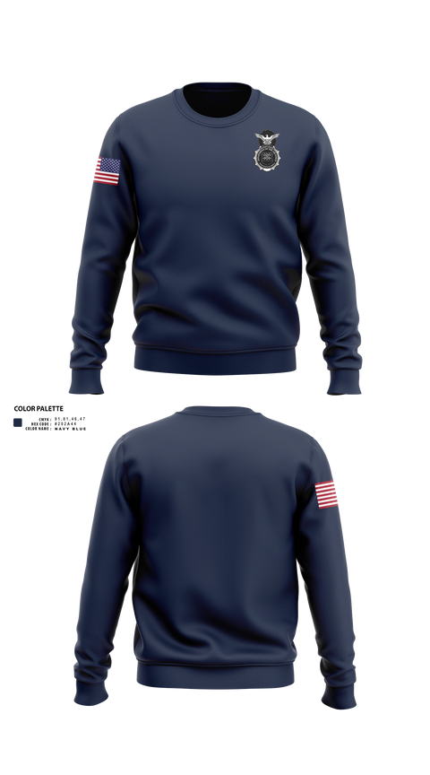 Crew Neck Sweatshirt, SFI, Air Force, Teamtime, Team time, sublimation, custom sports apparel, team uniforms, spirit wear, spiritwear, sports uniforms, custom shirts, team store, custom team store, fundraiser sports, apparel fundraiser