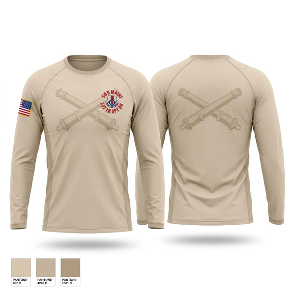 Long Sleeve Performance Shirt, A Battery 1-134th Field Artillery, Army, Teamtime, Team time, sublimation, custom sports apparel, team uniforms, spirit wear, spiritwear, sports uniforms, custom shirts, team store, custom team store, fundraiser sports, apparel fundraiser