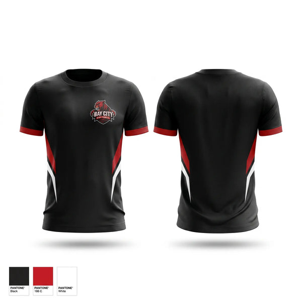 Short Sleeve Performance Shirt, Bay City Panthers, Softball, Teamtime, Team time, sublimation, custom sports apparel, team uniforms, spirit wear, spiritwear, sports uniforms, custom shirts, team store, custom team store, fundraiser sports, apparel fundraiser