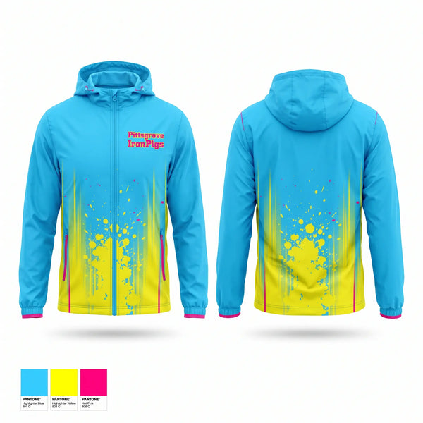 Windbreaker, Pittsgrove IronPigs, Baseball, Teamtime, Team time, sublimation, custom sports apparel, team uniforms, spirit wear, spiritwear, sports uniforms, custom shirts, team store, custom team store, fundraiser sports, apparel fundraiser