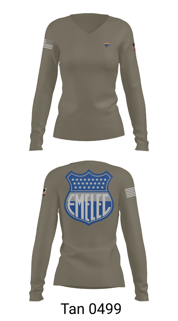 Womens Long Sleeve Vneck Shirt, 50th chem, , Teamtime, Team time, sublimation, custom sports apparel, team uniforms, spirit wear, spiritwear, sports uniforms, custom shirts, team store, custom team store, fundraiser sports, apparel fundraiser