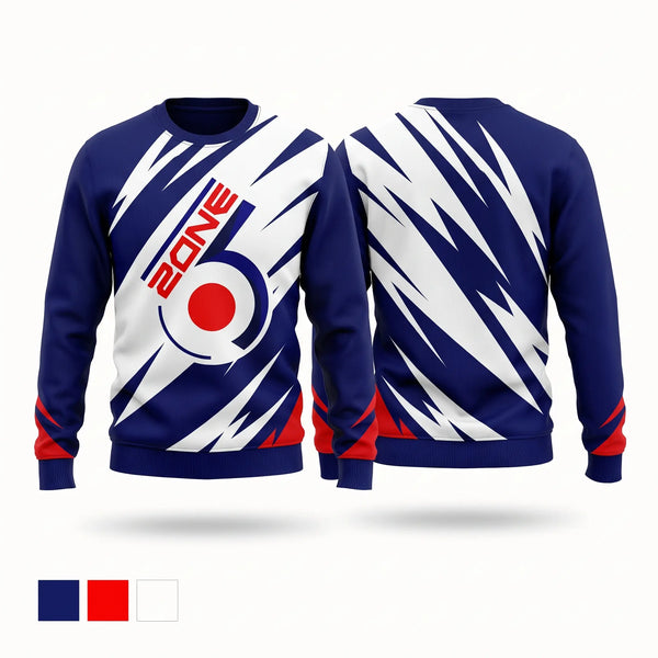 Crew Neck Sweatshirt, Zone 6, , Teamtime, Team time, sublimation, custom sports apparel, team uniforms, spirit wear, spiritwear, sports uniforms, custom shirts, team store, custom team store, fundraiser sports, apparel fundraiser