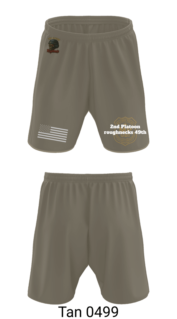 Athletic Shorts With Pockets, 2nd Platoon roughnecks 49th, Army, Teamtime, Team time, sublimation, custom sports apparel, team uniforms, spirit wear, spiritwear, sports uniforms, custom shirts, team store, custom team store, fundraiser sports, apparel fundraiser