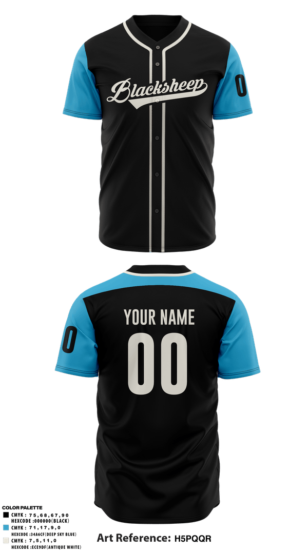 Full Button Baseball Jersey, Blacksheep, Baseball, Teamtime, Team time, sublimation, custom sports apparel, team uniforms, spirit wear, spiritwear, sports uniforms, custom shirts, team store, custom team store, fundraiser sports, apparel fundraiser