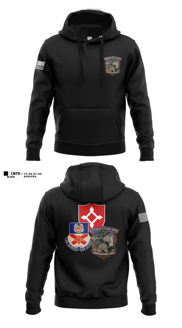 Hoodie, 2-111th AOB, Army, Teamtime, Team time, sublimation, custom sports apparel, team uniforms, spirit wear, spiritwear, sports uniforms, custom shirts, team store, custom team store, fundraiser sports, apparel fundraiser